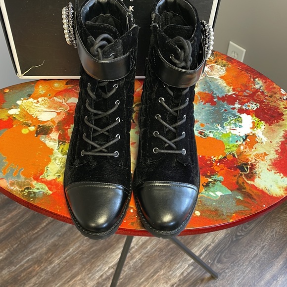 WHBM Velvet Boots - Picture 2 of 4